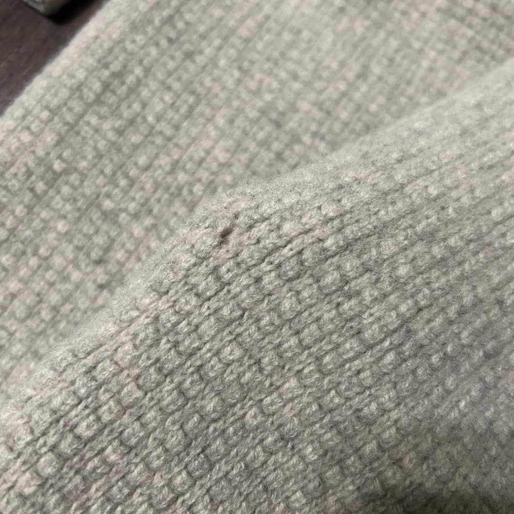 Madewell Heather Grey Waffle Knit Crewneck Sweater - Size S - Picture 7 of 10